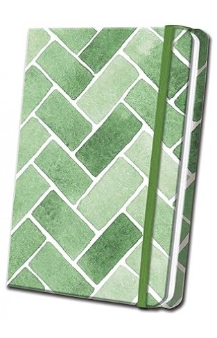 Green Tile Linen Journal