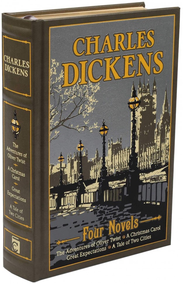 Charles Dickens: Four Novels: Four Novels: The Adventures of Oliver Twist / A Christmas Carol / A Tale of Two Cities / Great Expectations (Leather-bound Classics)