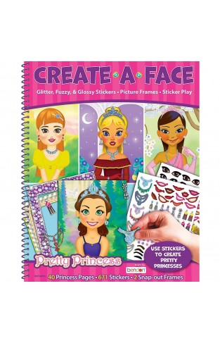 Bendon - create-a-face - pretty princess - bendon - create-a-face- jolie princesse