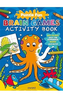Puzzle Fun Brain Games:Octopus (Activity Book)