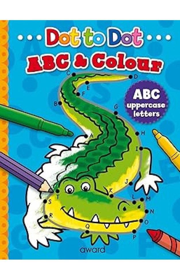 Dot to Dot ABC and Colour - Uppercase Letters