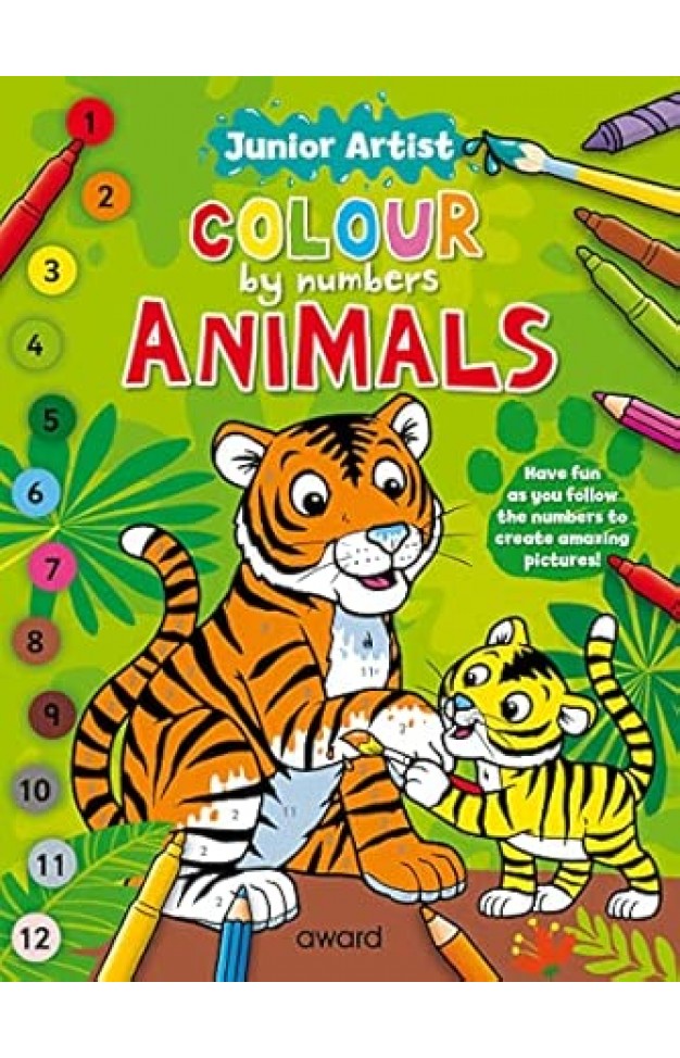 Junior Artist Colour by Numbers: Animals