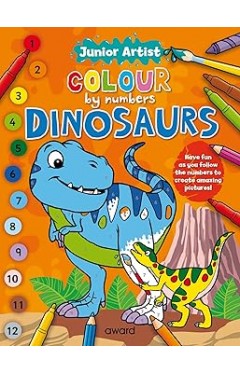 Junior Artist Colour By Numbers: Dinosaurs