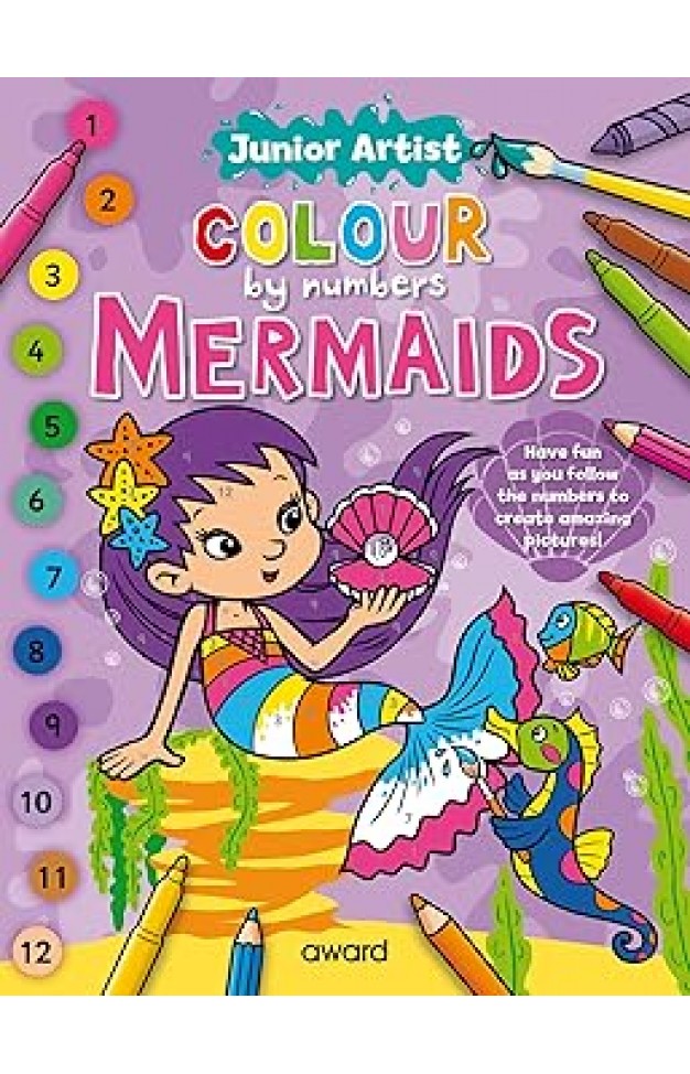 Junior Artist Colour by Numbers: Mermaids
