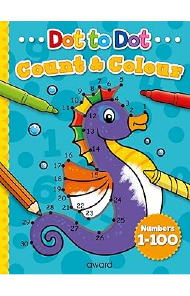 Dot to Dot Count and Colour 1 To 100