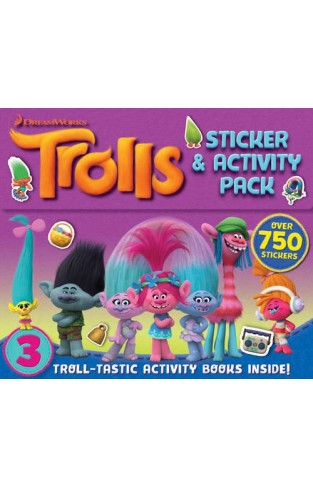 Trolls Glitter Sticker & Activity Pack