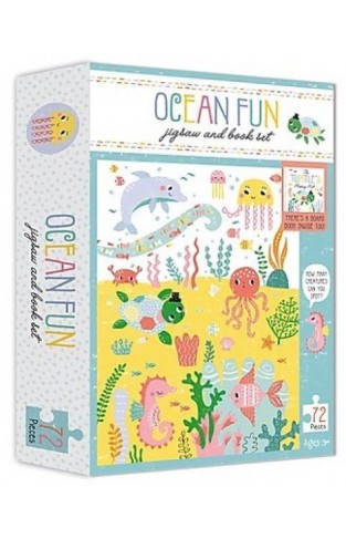 Jigsaw and Book Set - Ocean Fun