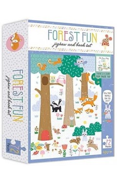 Jigsaw &amp; Book Set - Forest Fun 