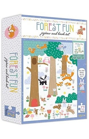 Jigsaw & Book Set - Forest Fun 