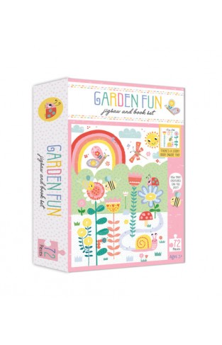 Jigsaw & Book Set - Garden Fun