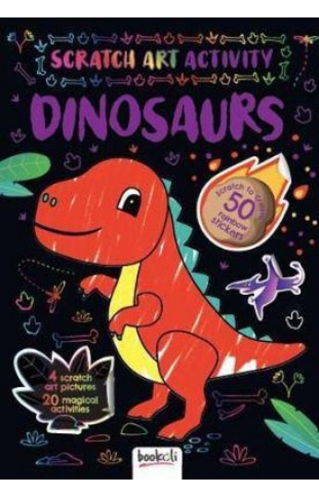 Scratch Art Activity: Dinosaurs - Scratch Art Activity - 9781787722965