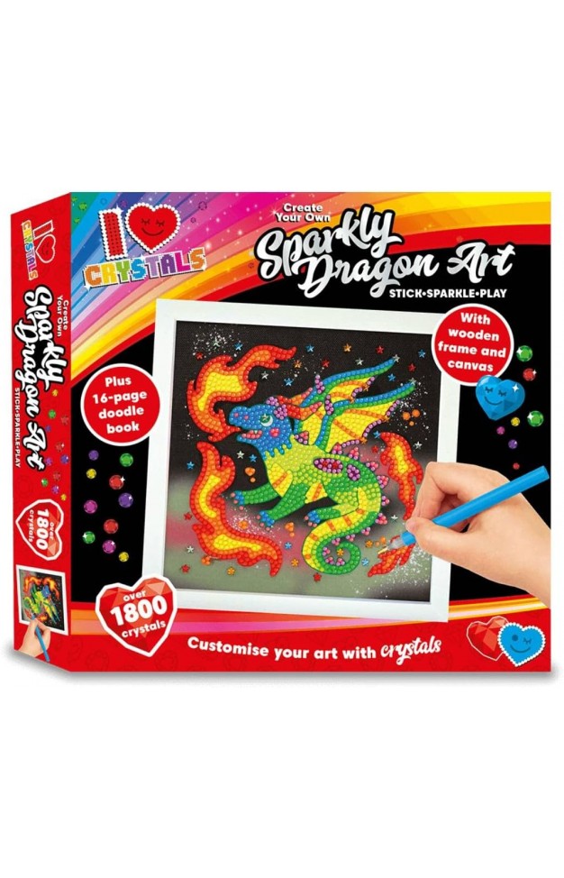 Love Crystals Create Your Own Sparkly Dragon Art