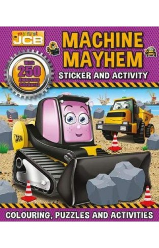 My First JCB: Machine Mayhem Sticker and Activity
