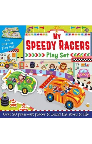 My Speedy Racers Play Set (Press-out and Play Board)