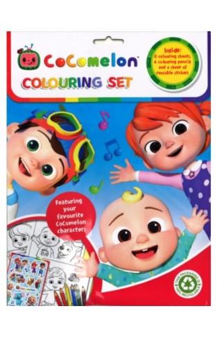 COCOMELON COLOURING SET