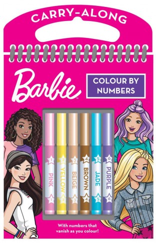 BARBIE COLOUR BY NUMBERS