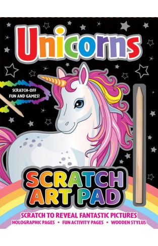 UNICORNS SCRATCH ART PAD