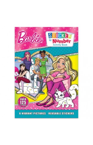 Barbie Sticker By Number Activity Book