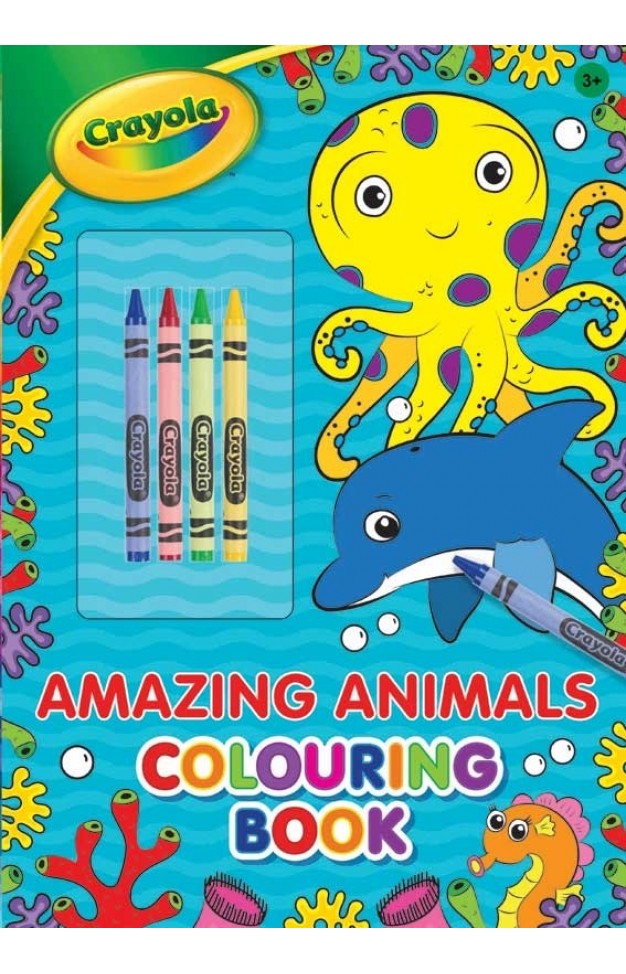 Crayola Amazing Animals Colouring Book