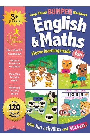 Leap Ahead Bumper Workbook: 3+ Years English & Maths