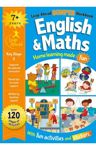 LEAP AHEAD BUMPER WORKBOOK - 7+ Years English & Maths
