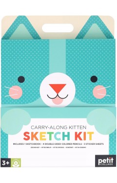 Carry-Along Kitten Sketch Kit