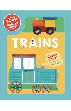 Trains (Book &amp; Wooden Vehicle)