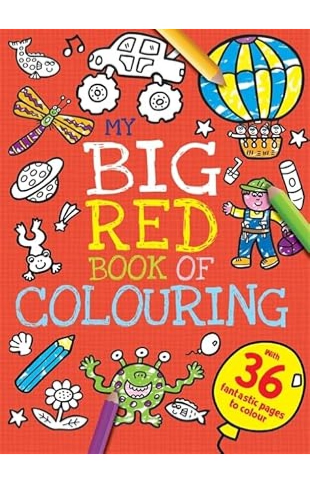 My Big Red Book of Colouring  Awesome Colouring 4