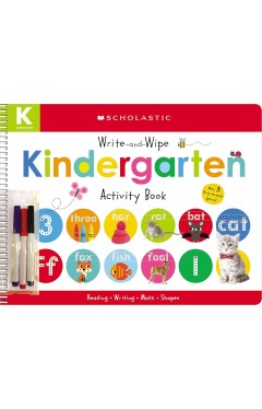 Write-and-Wipe Kindergarten Activity Book