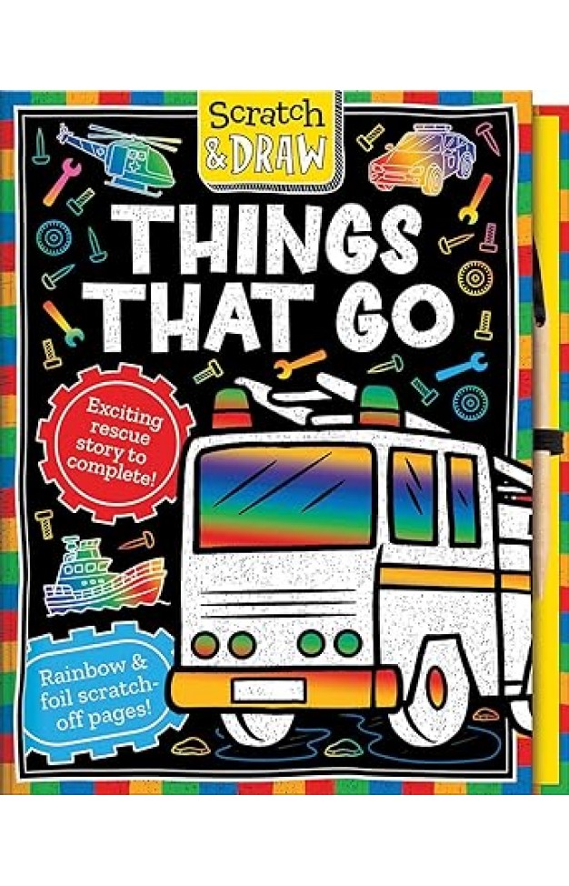 Scratch and Draw Things That Go