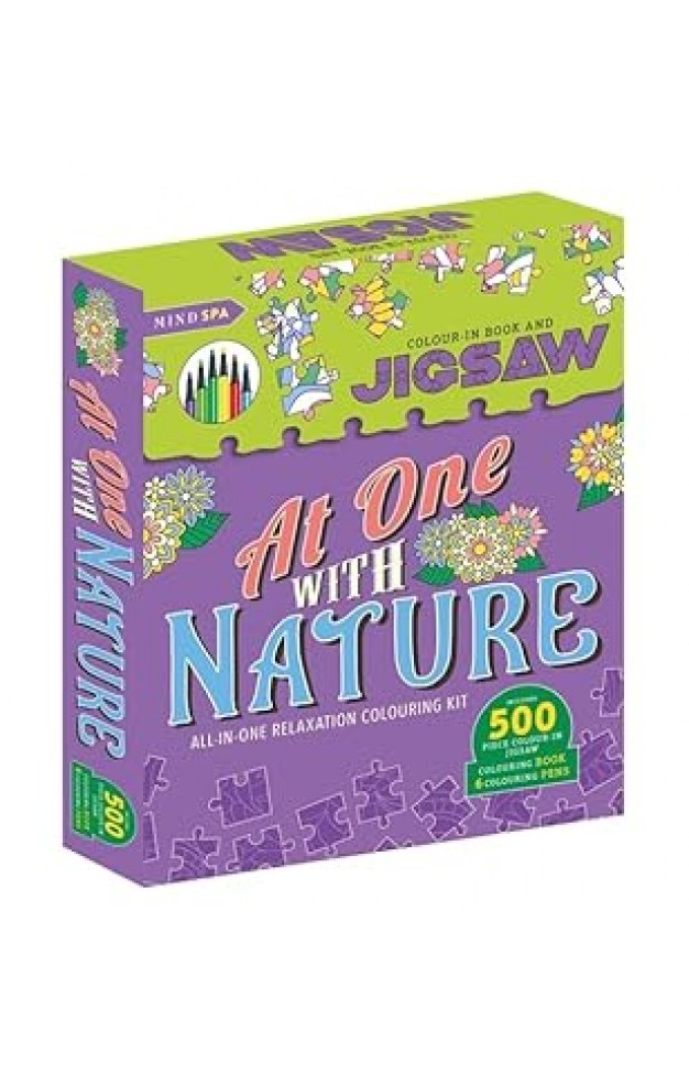 At One With Nature ALL IN One Releaxation Colouring Kit