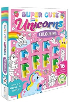 Super Cute Unicorns Colouring