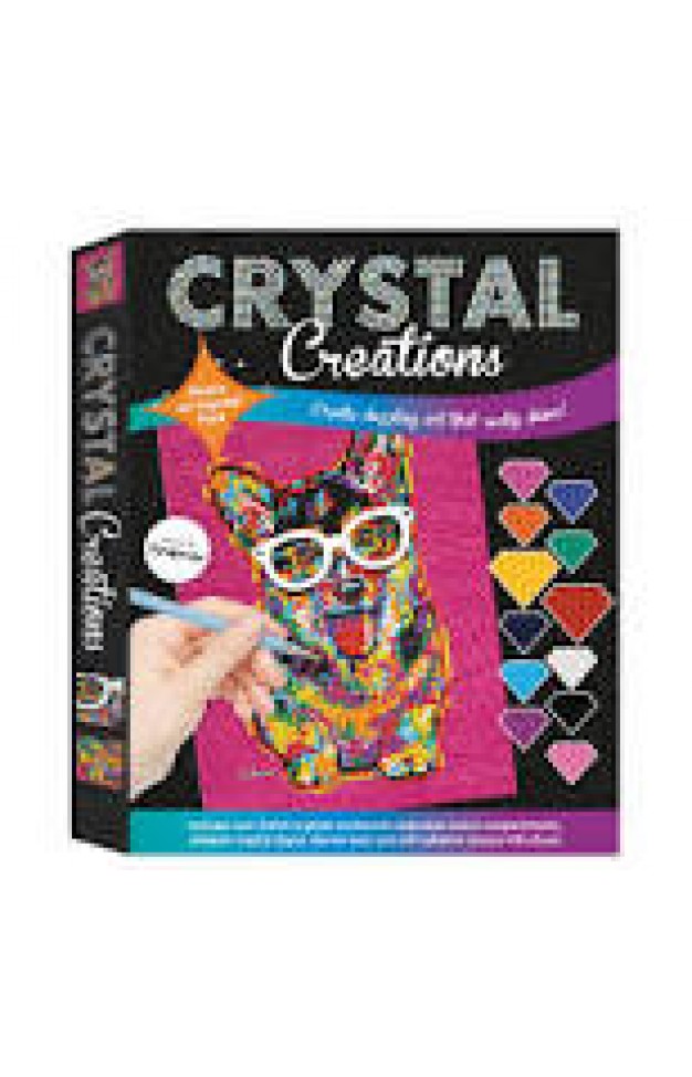 Crystal Creations  Corgi in Glasses