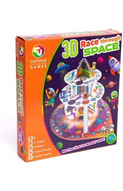 3D Race Through Space Board Game