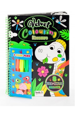 Velvet Colouring Dinosaurs