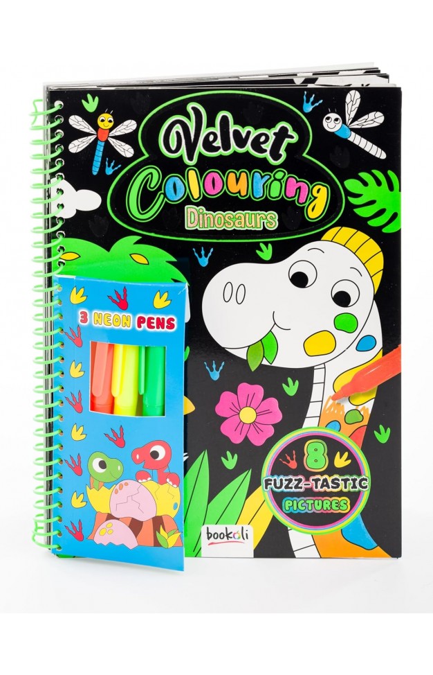 Velvet Colouring Dinosaurs
