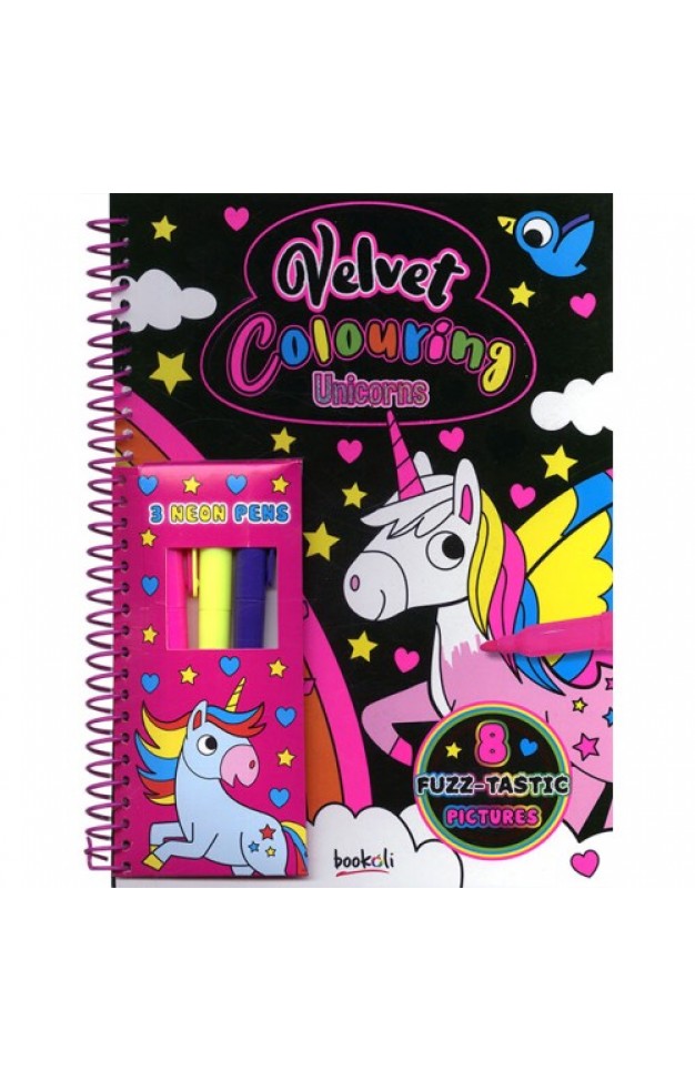 Velvet Colouring Unicorns