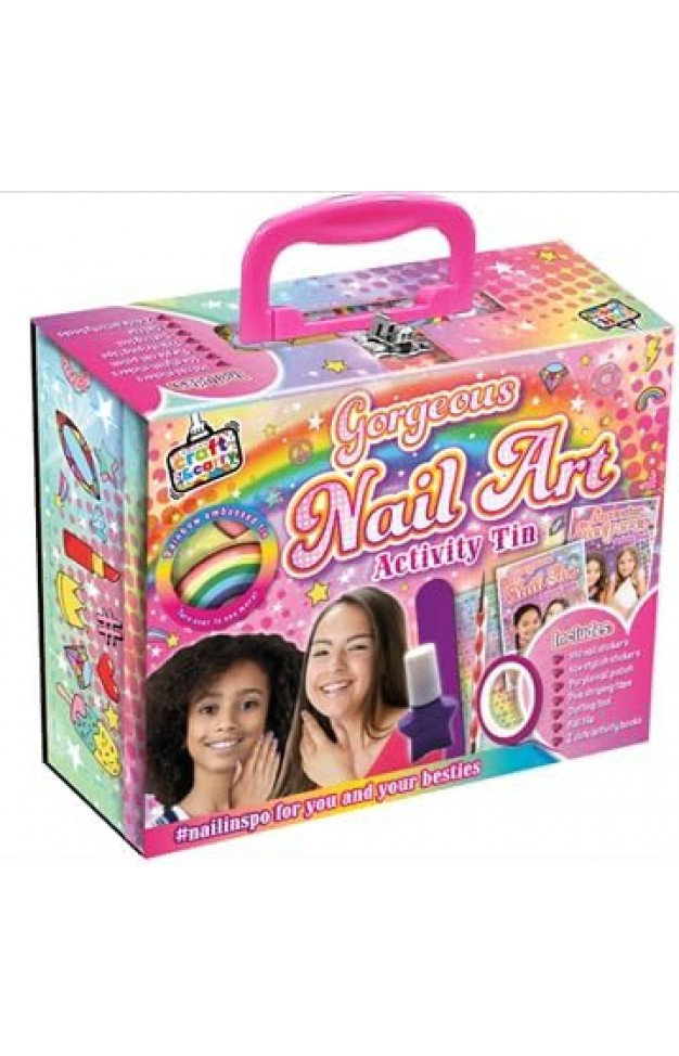 Gorgeous Nail Art Activity Tin  