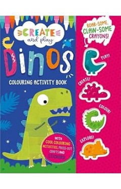 Create and Play Create and Play Dinos Colouring Activity Book