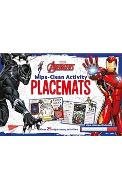 Marvel Avengers: Wipe-clean Activity Placemats
