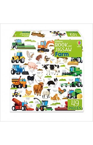 Usborne Book and Jigsaw: Farm