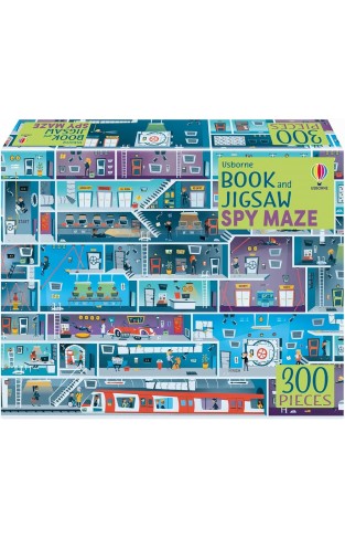 Usborne Book and Jigsaw Spy Maze