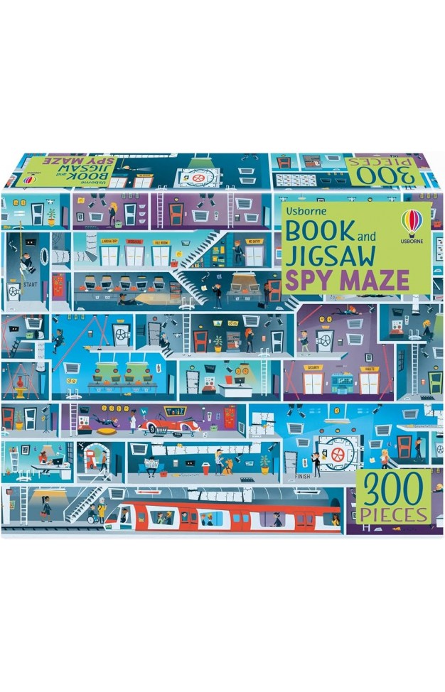 Usborne Book and Jigsaw Spy Maze