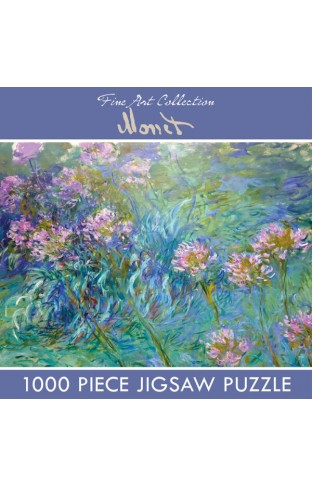 Fine Art collection MONET  AGAPANTHUS 1000 PIECE JIGSAW PUZZLE
