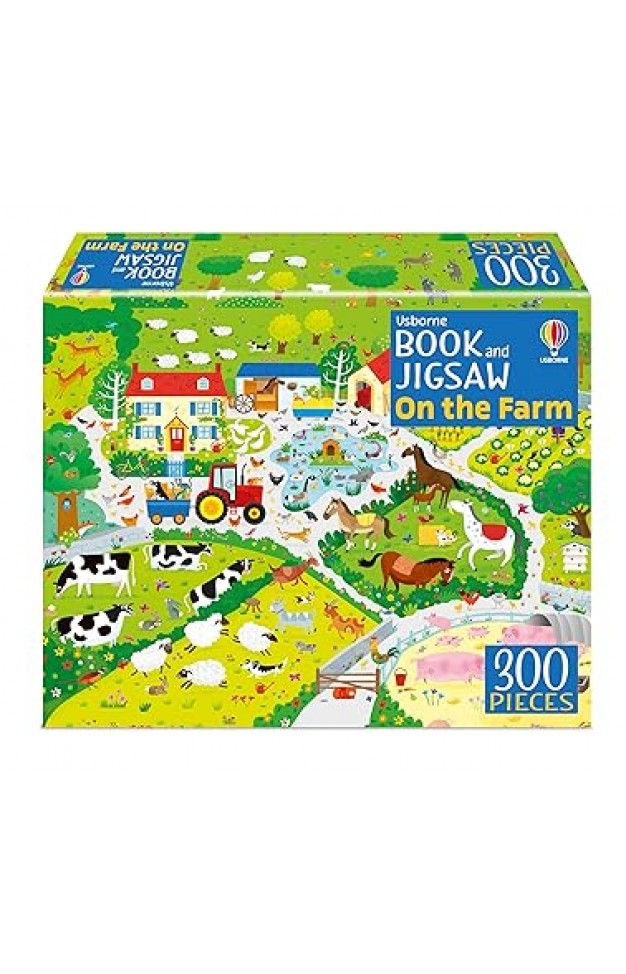 Usborne Book and Jigsaw on the Farm