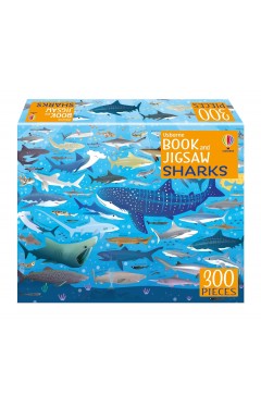 Usborne Book and Jigsaw: Sharks
