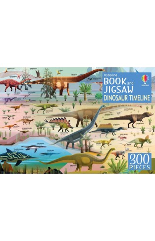 Usborne Book and Jigsaw/Dinosaur Timeline