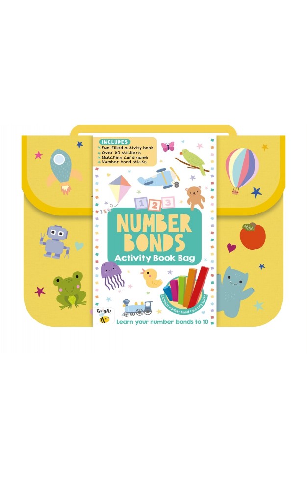 Bright Bee Number Bonds Activity Book Bag