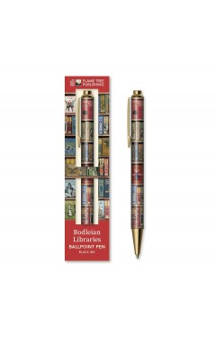 Bodleian Libraries: High Jinks Bookshelves Boxed Decorative Ballpoint Pen