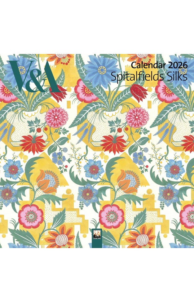 V&A: Spitalfields Silks Wall Calendar 2026